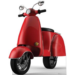 Cardboard People Vespa Scooter Life Size Cardboard Cutout Standup