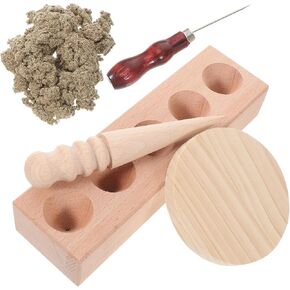 Hemoton Household Moxa Cone Mold，Cone Massage Devices，DIY Cone Maker Mold，Mugwort Cone Chinese Massage Tool，Moxa Stick Mold，Self Adhesive Moxa Rolls, Home Moxibustion， Moxibustion Mold
