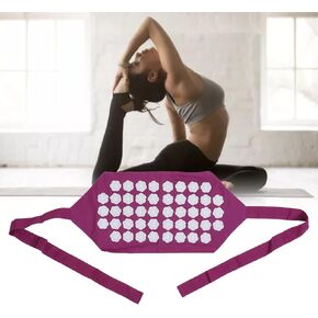 Acupressure Massage Belt, Relaxing Acupressure Belt Cotton Fabric Antistress ABS Flower Shape Acupressure Mat for Home