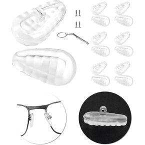 6 Pairs Replacement Nose Pads for Oakley OX3184 OX3232 OX3241 OX5094 OX5099 OX5100 OX5101 OX5141 OX5152, Soft Nose Pieces Guard Replacement