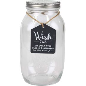 برطمان أمنيات عيد الميلاد الستين على الرف العلوي، هدايا لا تُنسى للرجال والنساء؛ تأتي المجموعة مع 100 تذكرة وغطاء مزخرف in Kuwait