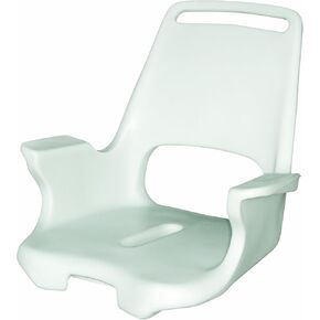 Wise 8WD1007-1-710 Captains Chair Shell Only, White