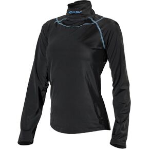 Shock Doctor Girl's Ultra Comp Neckguard Hockey Shirt LS Black M