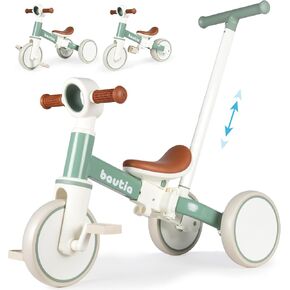 5 in 1 Toddler Bike 1 2 Year Old with Push Handle, Tricycle for Toddler 1-3 in Kuwait