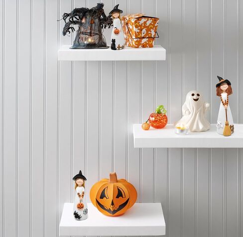Gift Boutique Halloween Witches Figurine Tabletop Decor Set of 3 Holiday Spooky Witch Statues Decorations Resin Figurines Shelf Sitter Table Centerpiece in Saudi Arabia