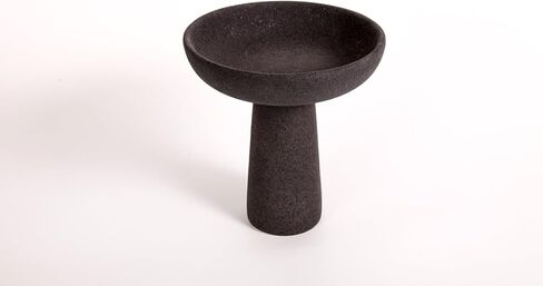 وعاء مزخرف بقاعدة من السيراميك الأسود طويل القامة لديكور المطبخ. in Kuwait