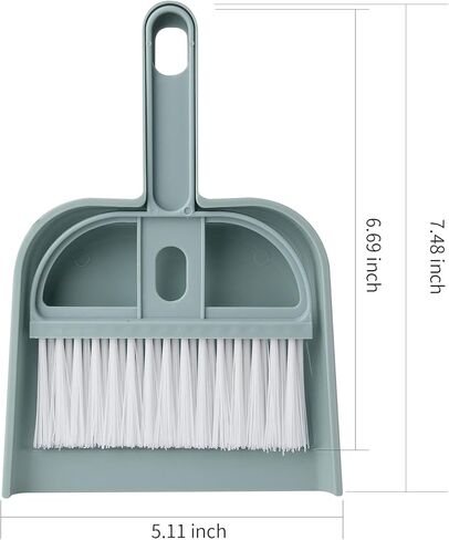 3 Pack Mini Broom and Dustpan Set - Small Dustpan and Brush Set，Mini Dust Pan Tool for Table, Desk, Countertop, Key Board in Kuwait