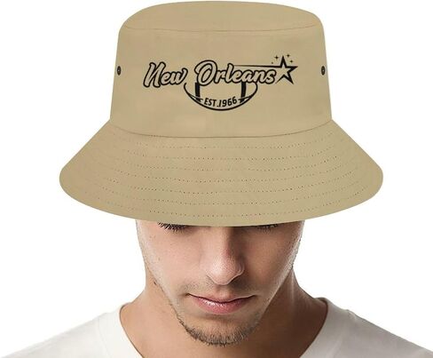 Football City Bucket Hat for Men Women Summer Outdoor Travel Beach Sun Bucket Boonie Hat Fishing Cap Sports Fan Gift in Saudi Arabia