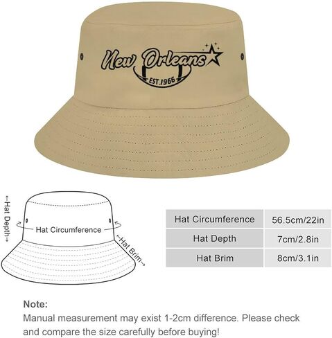 Football City Bucket Hat for Men Women Summer Outdoor Travel Beach Sun Bucket Boonie Hat Fishing Cap Sports Fan Gift in Saudi Arabia