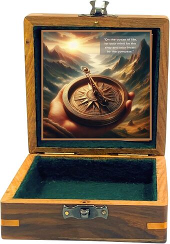 Gilbert and Sons Antique Brass Sundial Compass 4 inches in Saudi Arabia