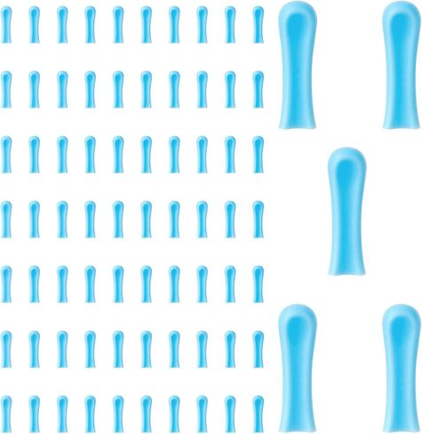 75pcs Ear Cleaner Replacement Tips, Silicone Ear Spoon Replacement Tip Covers Replacement Picks for Ear Wax Camera Earwax Cleaning Accessories for Teens Adults in Saudi Arabia