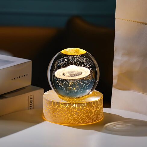 Crystal 3D Jesus 2.36in Ball Statue Religious Gifts for Women Men, Glass Christian Sphere for Room with Warm Light Base, Collectible Keepsake for Catholic on Christmas Home Decor in Kuwait