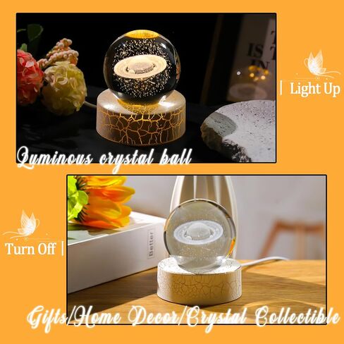 Crystal 3D Jesus 2.36in Ball Statue Religious Gifts for Women Men, Glass Christian Sphere for Room with Warm Light Base, Collectible Keepsake for Catholic on Christmas Home Decor in Kuwait