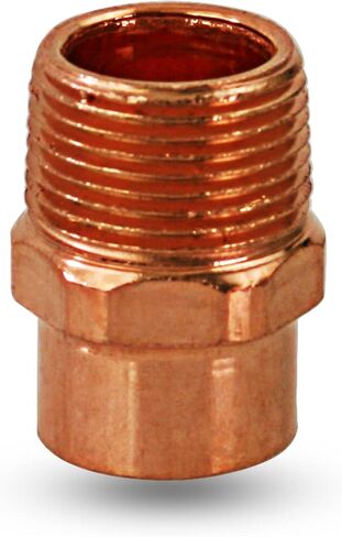 DDNA0034-5 Male Adapter Fitting Sweat x MIP Connections, 3/4, Copper in Saudi Arabia