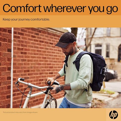 HP - شنطة ظهر للجنسين 15 انش للسفر 18 لتر، رمادي، 15.6 in Saudi Arabia