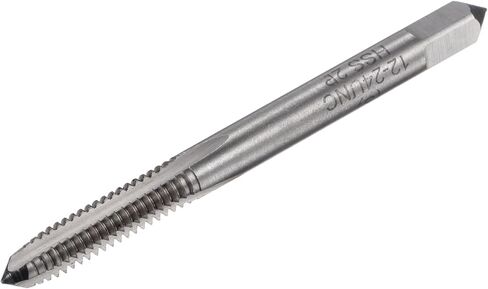 uxcell Thread Milling Tap 8-32 UNC, M42 HSS (High Speed Steel) Uncoated 3 Straight Flutes Machine Screw Threading Tap 2B Tolerance Grade in Saudi Arabia