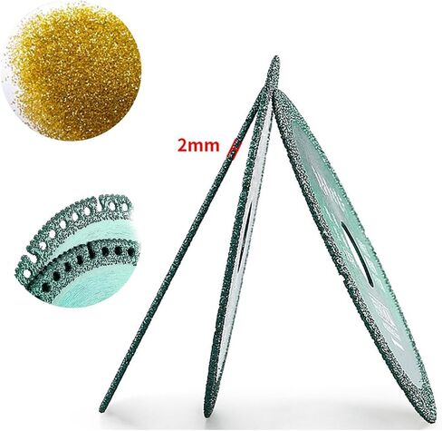 Indestructible Disc for Grinder, Indestructible Disc 2.0 for Angle Grinder 7/8" (Model 125),4 inch Circular Saw Blades for Ceramic Tile Glass Metal Wood Cutting-Cut Everything in Seconds (5 Pack) in Saudi Arabia