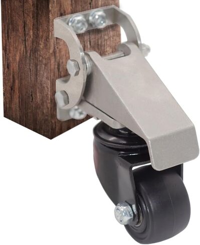 Retractable Workbench Casters Wheels Kit 880lbs Set of 4, Heavy Duty Removable Lifting Casters Set of 4 Adjustable Stepdown Caster Wheels Lift Casters for WorkBenches Tables, Workshops in Saudi Arabia