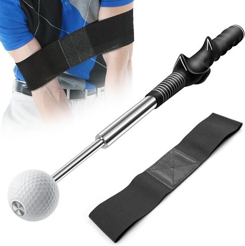 مساعدة مدرب الجولف المتأرجح: نادي تدريب قبضة الجولف - عصي تدريب الجولف مع شريط ذراع تصحيحي - معدات تدريب الجولف للاستخدام الداخلي والخارجي in Saudi Arabia