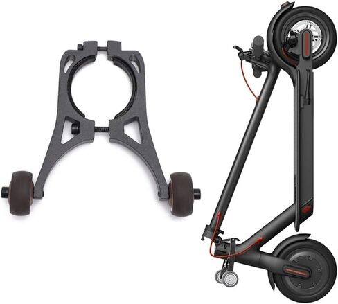 Scooter Stand Holder,Folding Electric Scooter Handstand Stand Storage Bracket, for Xiaomi M365 1SPro Electric Scooter Handstand Stand Bracket for Ninebot F40 F30 F20 Auxiliary Wheel in Saudi Arabia