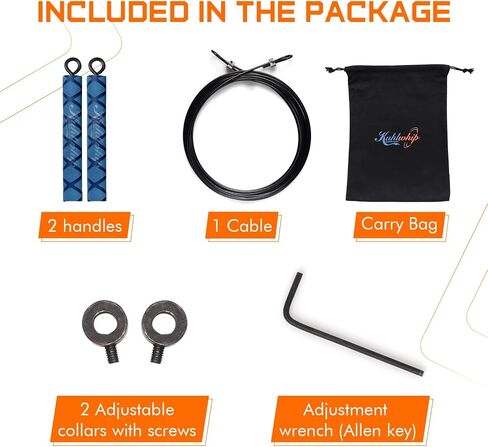 Speed Rope - Fast, Adjustable, Durable - Jump Rope for Double Unders in Saudi Arabia