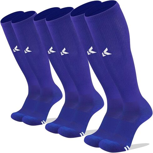 Elite Soccer Socks (3 Pairs) Team Sport Knee High Socks for Youth & Adult in Saudi Arabia