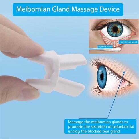 Meibomian Gland Expressor Massager and Eye Gland Expressor,Eyelid Massager for Unblock and Relief MGD and Dry Eyes in Saudi Arabia