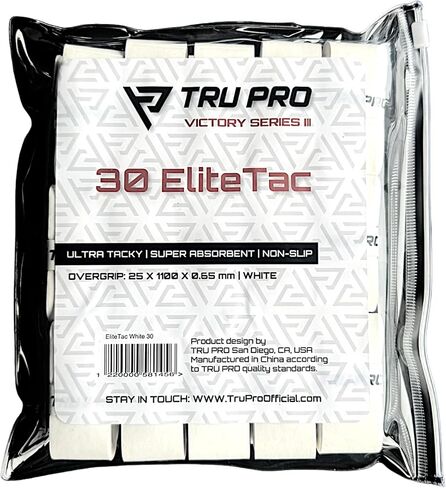 EliteTac Overgrips 30 عبوة | مبتذل للغاية | فائقة الامتصاص | عدم الانزلاق in Saudi Arabia
