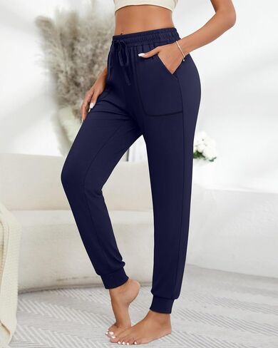 Neer 3 Pack Women's Sweatpants with Pockets, Soft Jogger Pants Lightweight Lounge Athletic Pants for Workout Running Yoga in Saudi Arabia