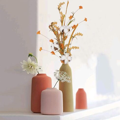 HUAESIN 2 جهاز كمبيوتر شخصى زهور سقوط اصطناعية 25 بوصة ينبع زهور الخريف مع 3 زهور قطنية سيقان قطنية ديكور فروع الخريف ترتيب زهور للمنزل قطع مركزية لعيد الشكر ديكور مهرجان الخريف in Kuwait