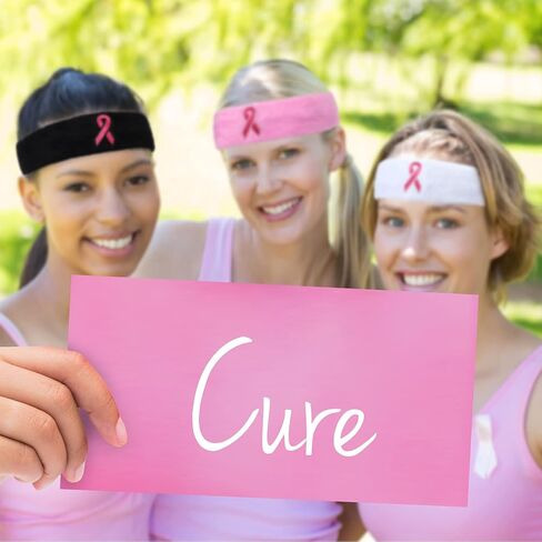 مجموعة من 36 قطعة من عصابات الرأس للتوعية بسرطان الثدي، مجموعة من عصابات الرأس الرياضية للتوعية بسرطان الثدي تتضمن 24 قطعة من أربطة المعصم الرياضية و12 قطعة من أربطة الرأس لشهر التوعية للنساء in Kuwait