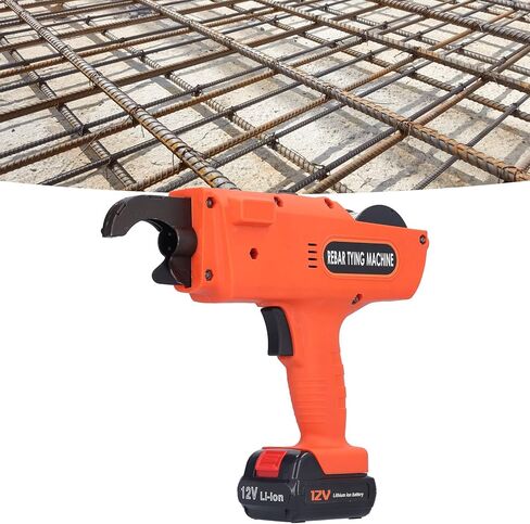 أداة ربط قضيب فولاذي محمولة قابلة لإعادة الشحن من الطبقة الأوتوماتيكية ABS فولاذ عالي الكربون تيار متردد 100‑240 فولت (بطارية واحدة، شفافية) in Kuwait