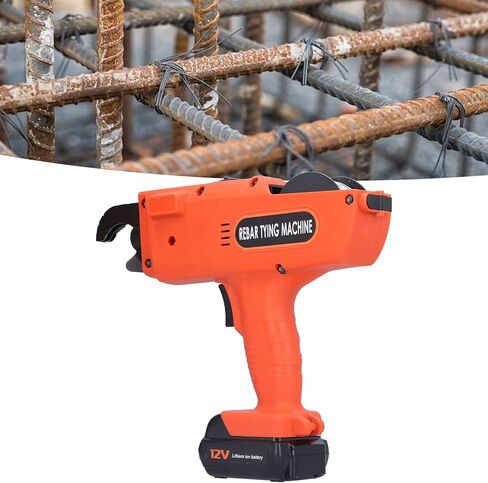 أداة ربط قضيب فولاذي محمولة قابلة لإعادة الشحن من الطبقة الأوتوماتيكية ABS فولاذ عالي الكربون تيار متردد 100‑240 فولت (بطارية واحدة، شفافية) in Kuwait