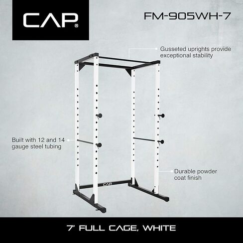 CAP Barbell Full Cage Power Rack Color Series | 6' or 7' Options in Kuwait