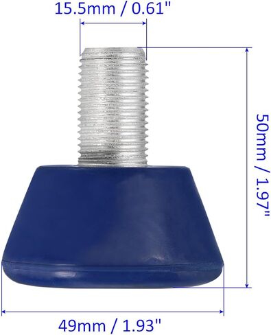 Roller Skate Stopper - Rubber Brake Block Toe Stops, Adjustable with Bolts 82A Round, Apply to Roller Skate in Saudi Arabia