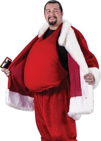Fun World Costumes Men's Santa Belly (Stuffed) in Saudi Arabia