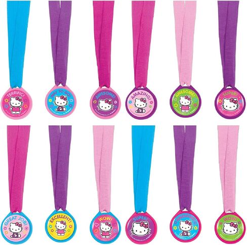 amscan Packaged Mini Award Medals | Hello Kitty Collection | Party Accessory in Saudi Arabia