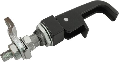 LQ Industrial 70 مم × 19 مم مقبض سبيكة على شكل L رفع مزلاج الضغط قفل باب ميكانيكي مطلي باللون الأسود مناسب لخزانة تخزين صندوق البريد والخزانة المعدنية وصندوق الأدوات in Saudi Arabia