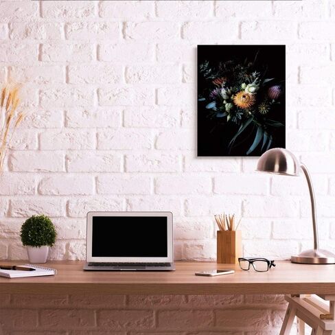 صورة تفصيلية لباقة زهور أنيقة متعددة الألوان من Stupell Industries، صممتها Elise Catterall Wall Art، مقاس 24 × 30، قماش in Saudi Arabia
