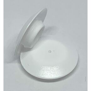 TOP SECRET PDR 1/2" Flush Type Head Plugs designed for use in sheet metal up to 0.3-.08" or 0.076-2.03mm Hole Diameter for snap in .49-.51" (1/2", White, 25)