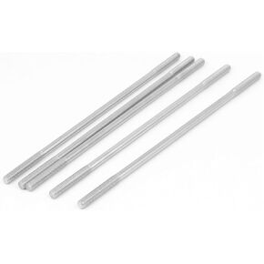uxcell M5x160mm 304 Stainless Steel Double End Threaded Stud Screw Bolt 5pcs