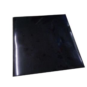 Flexible Solid Silicone Rubber Roll Sheeting for DIY Weather Stripping, Gasket, Seal, High Temp,Smooth Finish, 1/8 by 12 by 12 inch (Black)