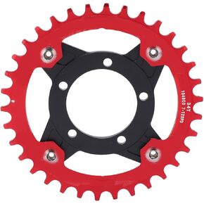 104BCD Sprocket Adapter, 34T Positive Negative Tooth Plate with Conversion Base Set for Mid Drive Motor