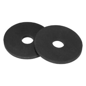 PATIKIL Rubber Washers, 16Pcs 1 1/2" OD x 3/8" ID x 1/8" Thickness Waterproof Abrasion Resistant Flat Rubber Grommets Spacer for Bolts Screws