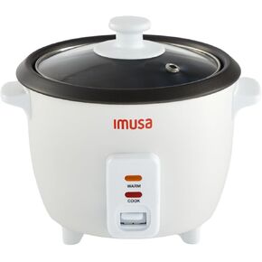 جهاز طبخ الأرز الكهربائي من السيراميك سعة 1.5 كوب من إيموسا، أبيض in Kuwait