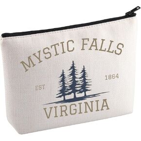 KUIYAI Vampire TV Show Merchandise Tote Bag TVD Enthusiasts Gift Vampire Lover Gift Mystic Falls Virginia Est 1864 Gift