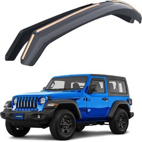 Goodyear shatterproof Window Deflectors for Honda Civic 2022-2024 Hatchback, Rain Guards, Window Visors for Cars, Vent Deflector, Car Accessories, 4 pcs - GY007899