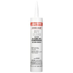 LOCTITE RTV Clear Silicone Adhesive Sealant for Automotive: Waterproof, Flexible, Protects Wiring, For Glass, Metal, Plastics | Clear, 300 ml Tube (PN: 495076)