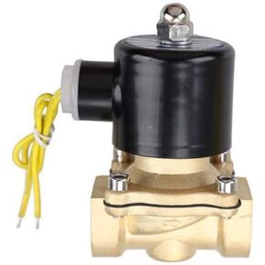 1/4 Inch Electric Solenoid Valve 110V 115V 120V AC Air Water Gas Normally Closed NPT