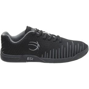BSI Mens 810 Bowling Shoes - Black/Gray 7 1/2 M US